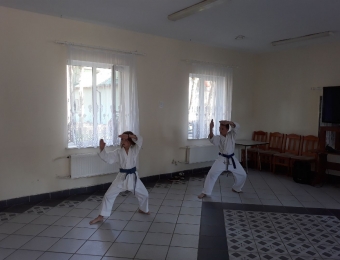 Obóz sportowy karate w Dźwirzynie 2018 r.