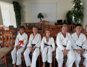 Obóz sportowy karate w Dźwirzynie 2018 r.